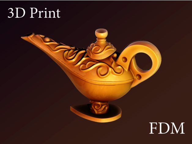 gin lampe cgtrader café creality ender3 fdm highpoly maison cuisine de la théière 3D print model - Mito3D
