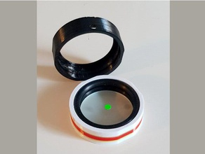 ultraview âmbito da lente do retentor 3d print model - Mito3D