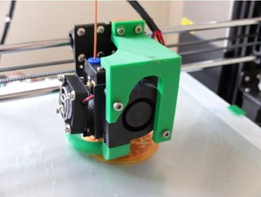 anet a8 plus extruder carriage support 3d print model - Mito3D