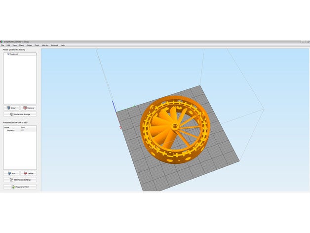 gerador de vento 3D print model - Mito3D