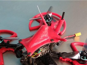 canopy 150 mm fpv frame 3 inches props tpu 3d print model - Mito3D