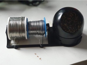 saldare titolare di due bobine la saldatura spool porta bobina 3d print model - Mito3D