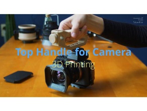 câmara superior de aperto do punho da câmera alça equipamento aderência 3d print model - Mito3D