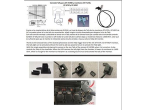 jvc gy-hc900 Folgen tally externe Aufzeichnung pro monitor-sensor-Aufzeichnung sensor-Aufzeichnung 3d print model - Mito3D