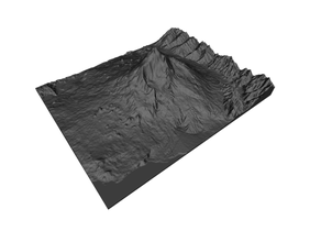 mount etna sicily italy aetna geography vulcan vulcano 3d print model - Mito3D