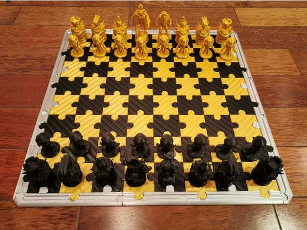 doom chess box puzzle 3D print model - Mito3D