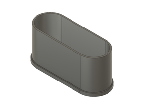 oval de la tapa del extremo kettler rotor cap 3d print model - Mito3D