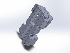 self-centering tapered-thread z-axis coupling 8 5 mm 3d print model - Mito3D