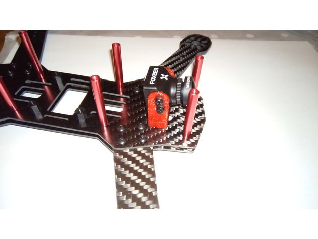 foxeer rasoir mini-mont de la caméra fpv le mont 3D print model - Mito3D