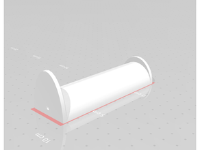 perpendicular wall toilet paper holder 3d print model - Mito3D