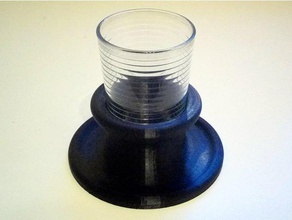 güvenli içki - bir daha asla dökmek cam stand spill kanıtı 3d print model - Mito3D