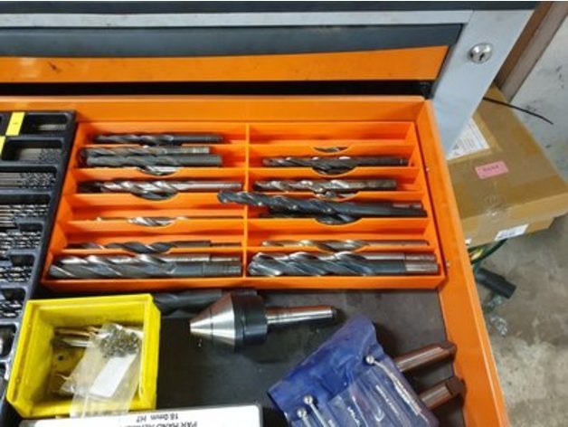 drill bit organiser 3D print model - Mito3D