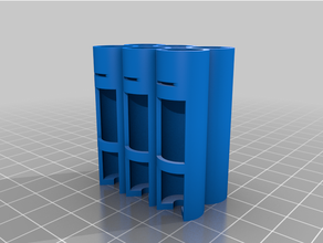 batteria scatola di immagazzinaggio aaa 3d print model - Mito3D