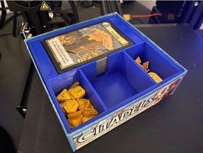 cidadelas clássico inserir - caixa quadrada boardgame insere jogo de tabuleiro paramétrico 3d print model - Mito3D