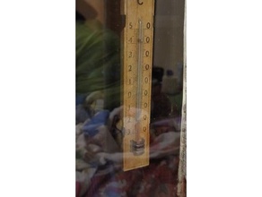 termometer holder outdor indor 3d print model - Mito3D