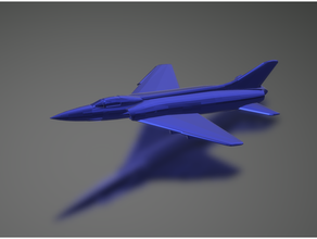 hal hf-24 marut aircraft fighter india military 3d print model - Mito3D