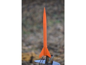 Beispiel Rakete estes Modell Modell-Rakete 3d print model - Mito3D