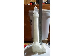 assateague lighthouse - chincoteague virginia 3d print model - Mito3D