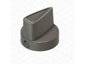 substituição de botão knob 3d print model - Mito3D
