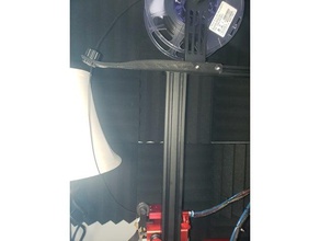 creality upper filament guide cr10 cr10s pro cr10xprov2 ender 3 dust filter 3d print model - Mito3D