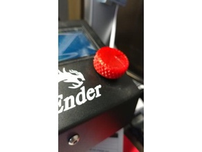 textured ender knob button 3d print model - Mito3D