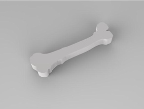Knochen Figur Brettspiel Brett-Spiel Oberschenkelknochen lange 3d print model - Mito3D