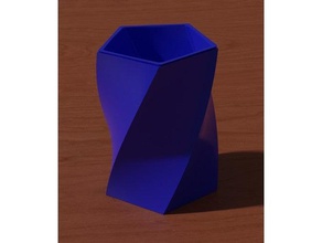 pencil pot secret compartment holder pen container 3d print model - Mito3D