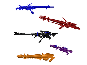 kötü elf silahları 3d print model - Mito3D