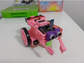 Roboter modular arduino led motor oled Ultraschall 3d print model - Mito3D