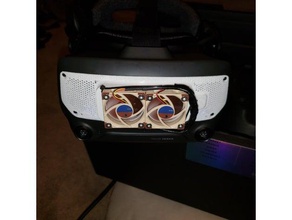 valve index cooling faceplate vr headset 3d print model - Mito3D