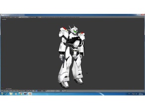 patlabor anime dos desenhos animados mecha 3d print model - Mito3D