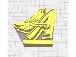 angeli vecchio logo della scuola 3d print model - Mito3D