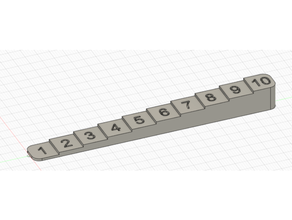 metrica gap calibro 3d print model - Mito3D
