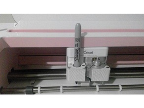 cricut sharpie ponto de multa adaptador pinça máquina maker canetas 3d print model - Mito3D