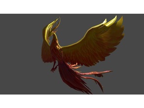 phoenix attaque prop saint seiya 3d print model - Mito3D
