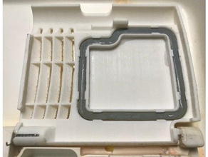 whirlpool dishwasher detergent dispenser door 3d print model - Mito3D
