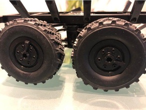 wpl b-series beadlock wheels wplb36 b36 3d print model - Mito3D