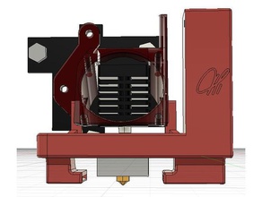 anet e16 fan mount single 5015 radial 40mm duct mods mod 3d print model - Mito3D