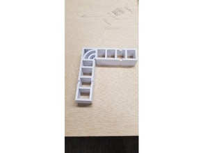 assemblée carré de serrage 3d print model - Mito3D