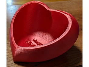 konuşma kalp şeker yemek kase sahipleri hediye Sevgililer Günü valentine valentinesday hediyeleri 3d print model - Mito3D