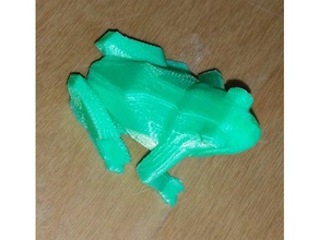 bajo el poli de la rana animal a los animales lowpoly baja 3d print model - Mito3D
