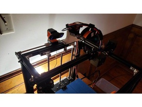 ender 5 webcam mounting perch ender5 logitech mount 3d print model - Mito3D
