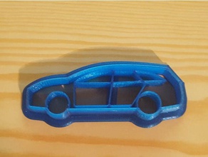 ford mondeo cookie cutter car flashforge modeo 3d print model - Mito3D