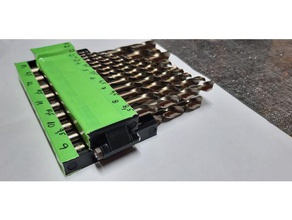 drill organizer 25pcs case 3d print model - Mito3D