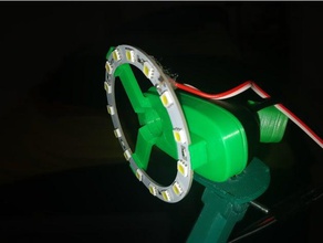 c270 Auszug led-ring-Unterstützung montieren Kamera Kamera-Halterung led led-Licht led-ring logitech webcam octolapse octopi Kraken-Kamera raspberry pi 3d print model - Mito3D