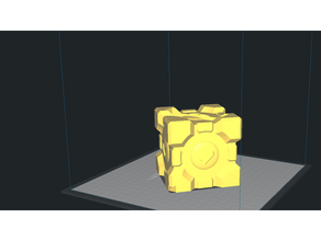 companion cube caricatore del telefono 3d print model - Mito3D