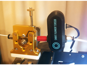bigtreetech filamento adaptador do sensor de 6 mm metal extrusora 6mm monte 3d print model - Mito3D