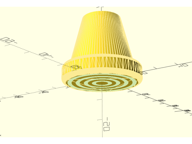 astuce bâton de marche 3D print model - Mito3D