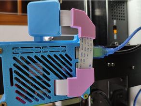 rpi cam cable adaptador de ángulo clip frambuesa raspberry pi la cámara 3d print model - Mito3D