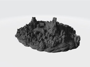 castle - trosky 3d print model - Mito3D